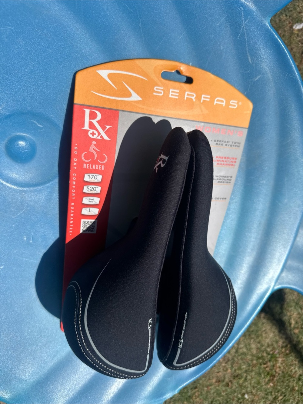 Women’s Black Comfort Bike Saddle - Picture 5 of 10